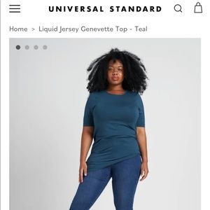 Genevette Top Teal S/14/16